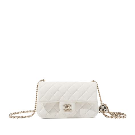 chanel bag white quilted|white fluffy chanel bag.